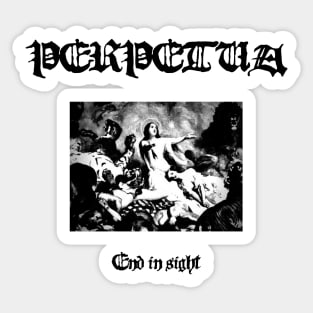 Saint Perpetua Gothic Metal Hardcore Punk Sticker